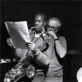 Hank Mobley with Alfred Lion